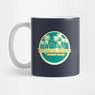 Tropical Vibes On Coconut Island Mug